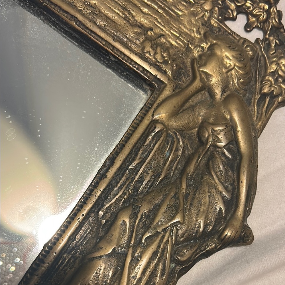 Antique-Style Gold Mirror Frame - Picture 2 of 12